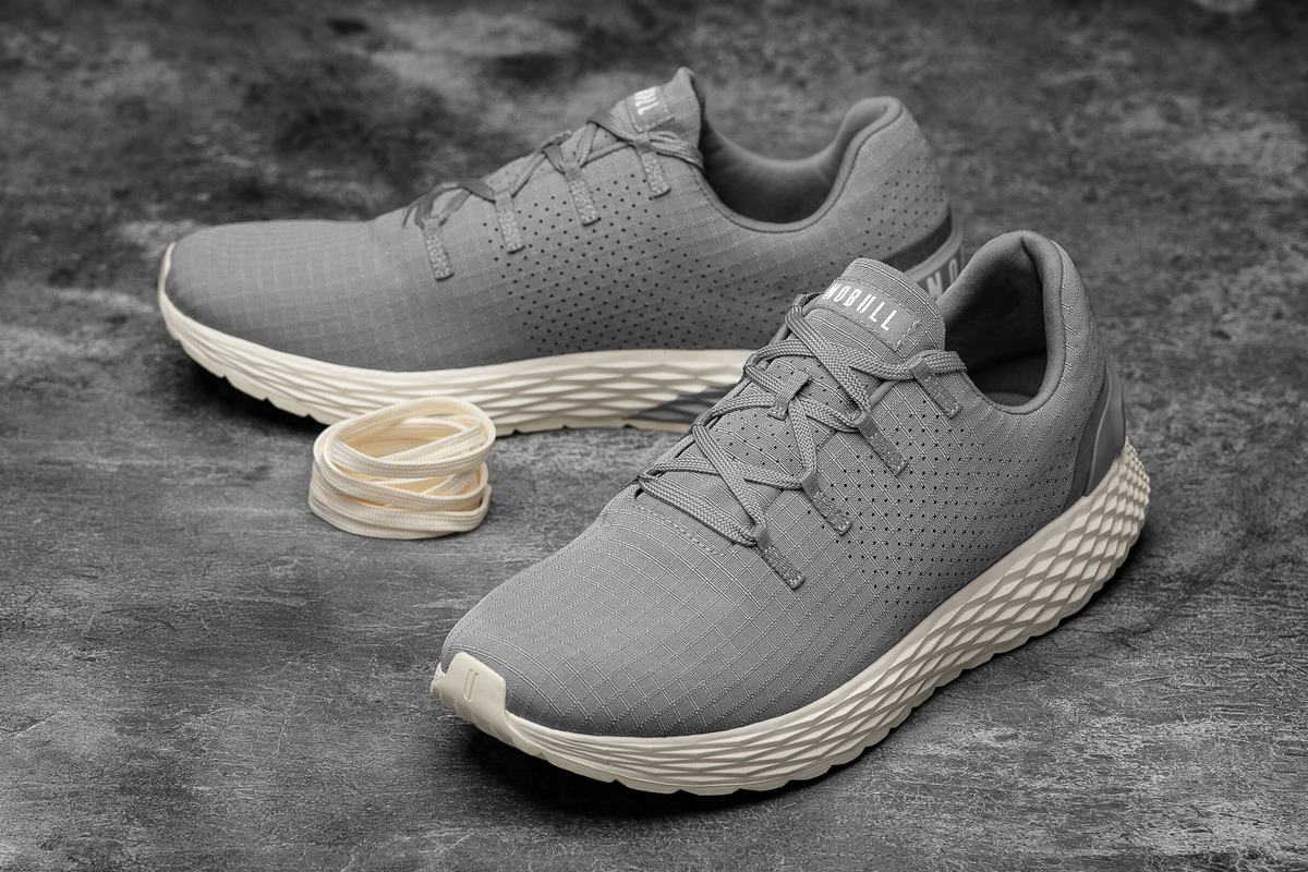 Nobull Ripstop Runner Loopschoenen Dames Wit | 034125-QRE