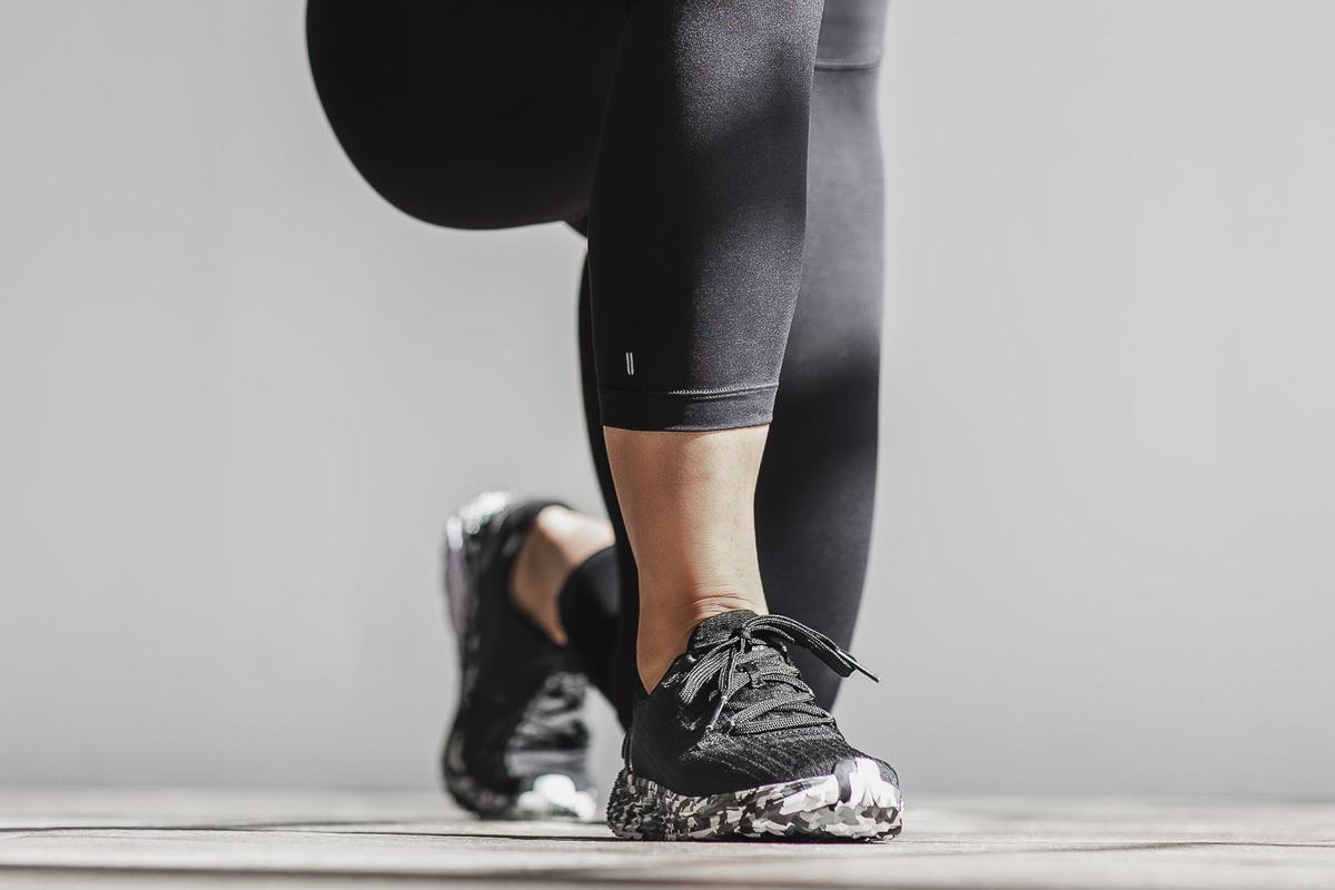 Nobull Ripstop Runner Loopschoenen Dames Zwart Grijs | 125849-RTQ