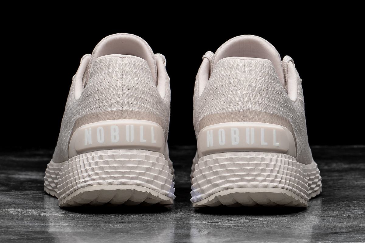 Nobull Ripstop Runner Loopschoenen Dames Wit | 127356-MAJ