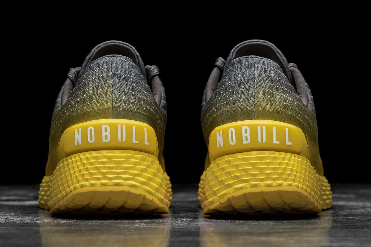 Nobull Ripstop Runner Loopschoenen Dames Donkergrijs Citroen | 215349-AXD