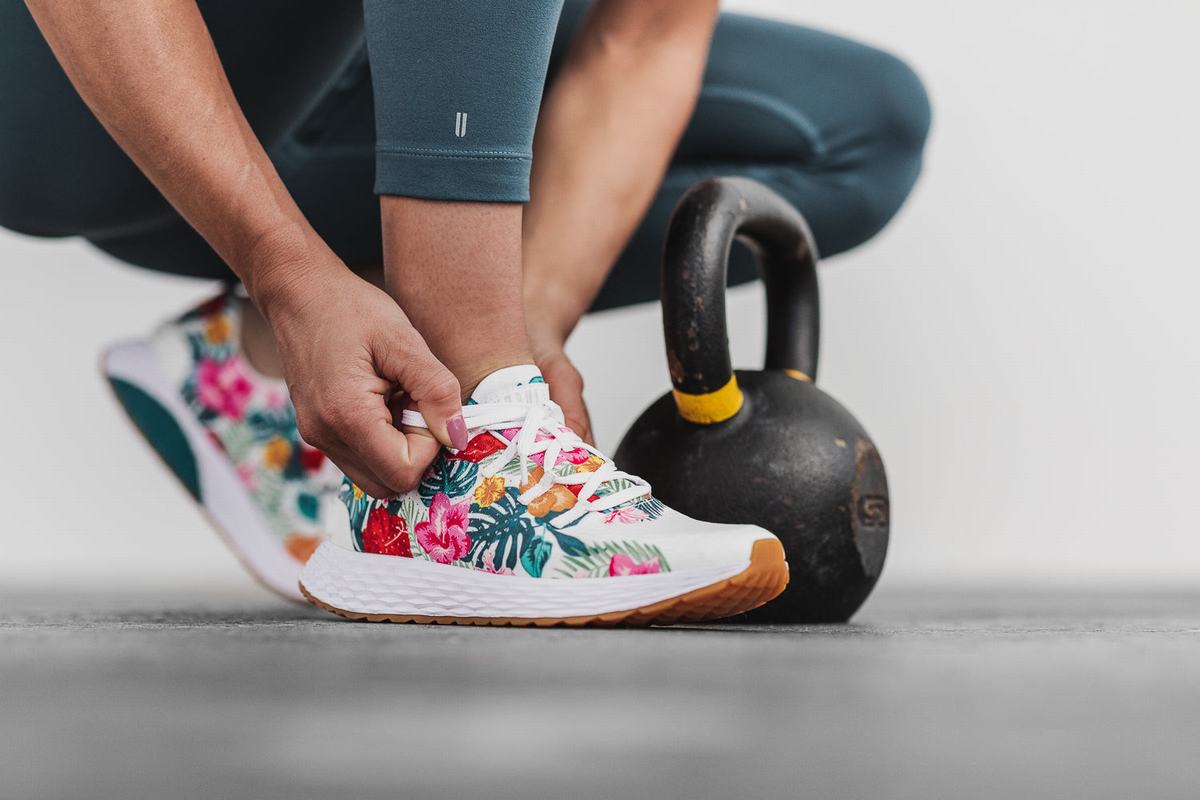 Nobull Ripstop Runner Loopschoenen Dames Wit | 219853-PNG