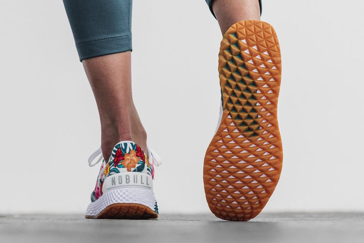Nobull Ripstop Runner Loopschoenen Dames Wit | 219853-PNG