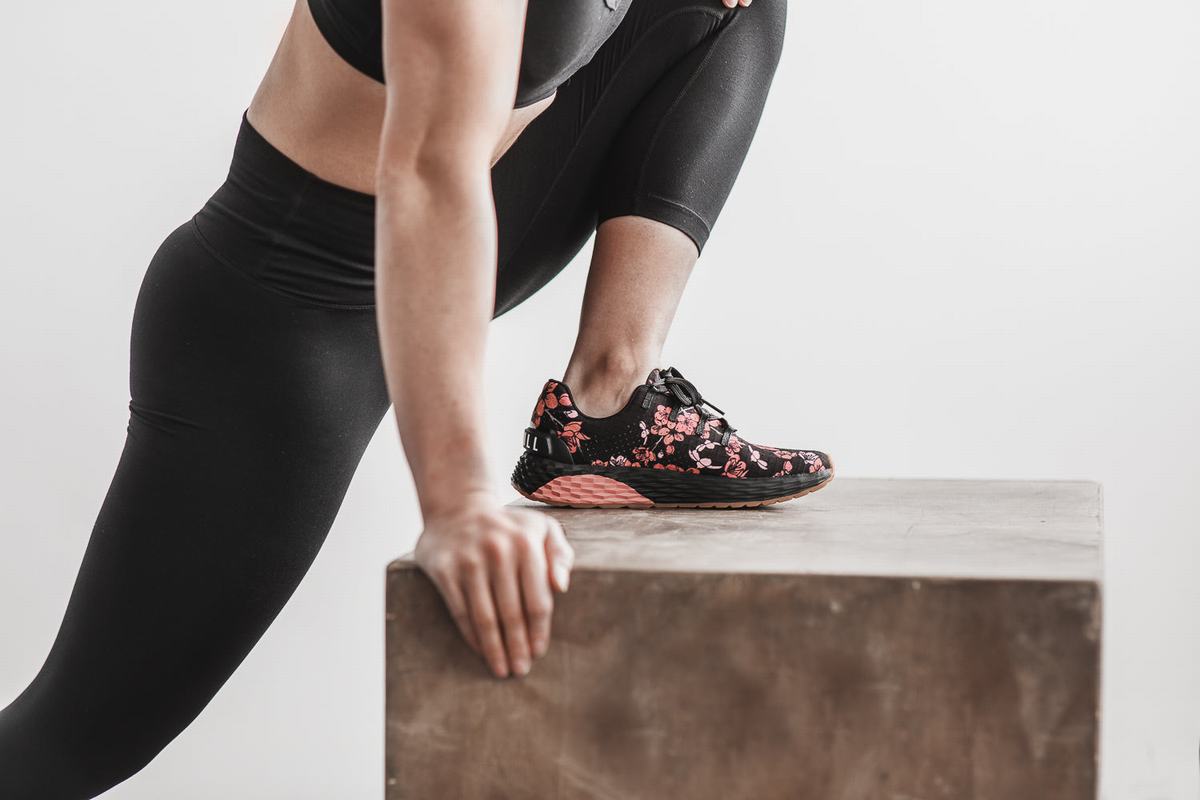 Nobull Ripstop Runner Loopschoenen Dames Zwart Roze | 236915-HGU