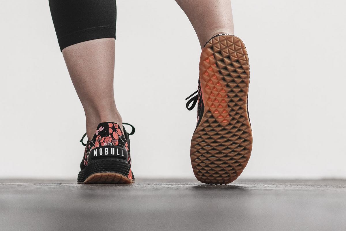 Nobull Ripstop Runner Loopschoenen Dames Zwart Roze | 236915-HGU