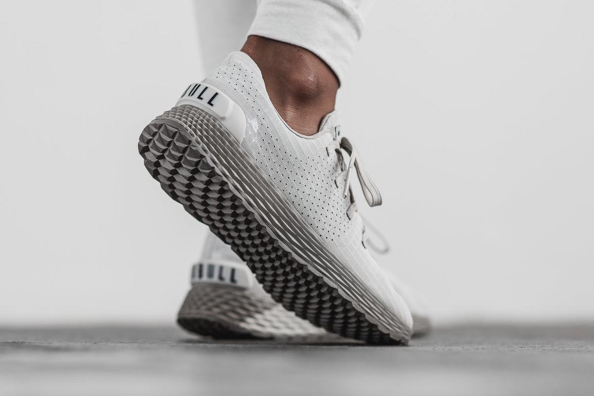 Nobull Ripstop Runner Loopschoenen Dames Wit | 271593-ILG