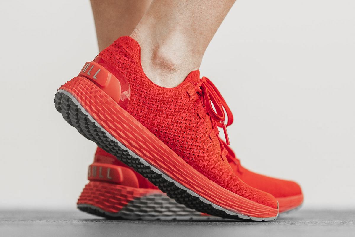Nobull Ripstop Runner Loopschoenen Dames Oranje | 274109-ULH