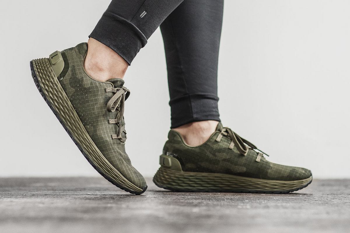 Nobull Ripstop Runner Loopschoenen Dames Donkercamo | 286310-RZQ