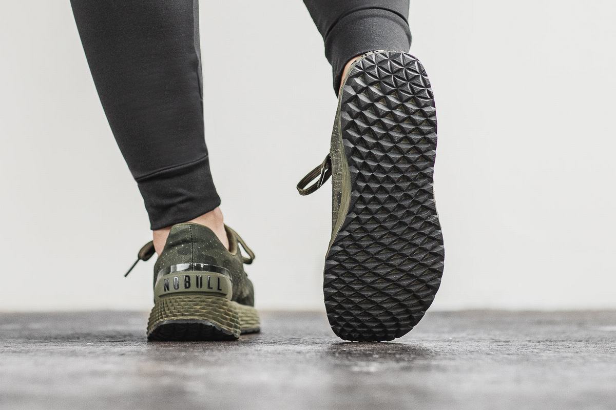 Nobull Ripstop Runner Loopschoenen Dames Donkercamo | 286310-RZQ