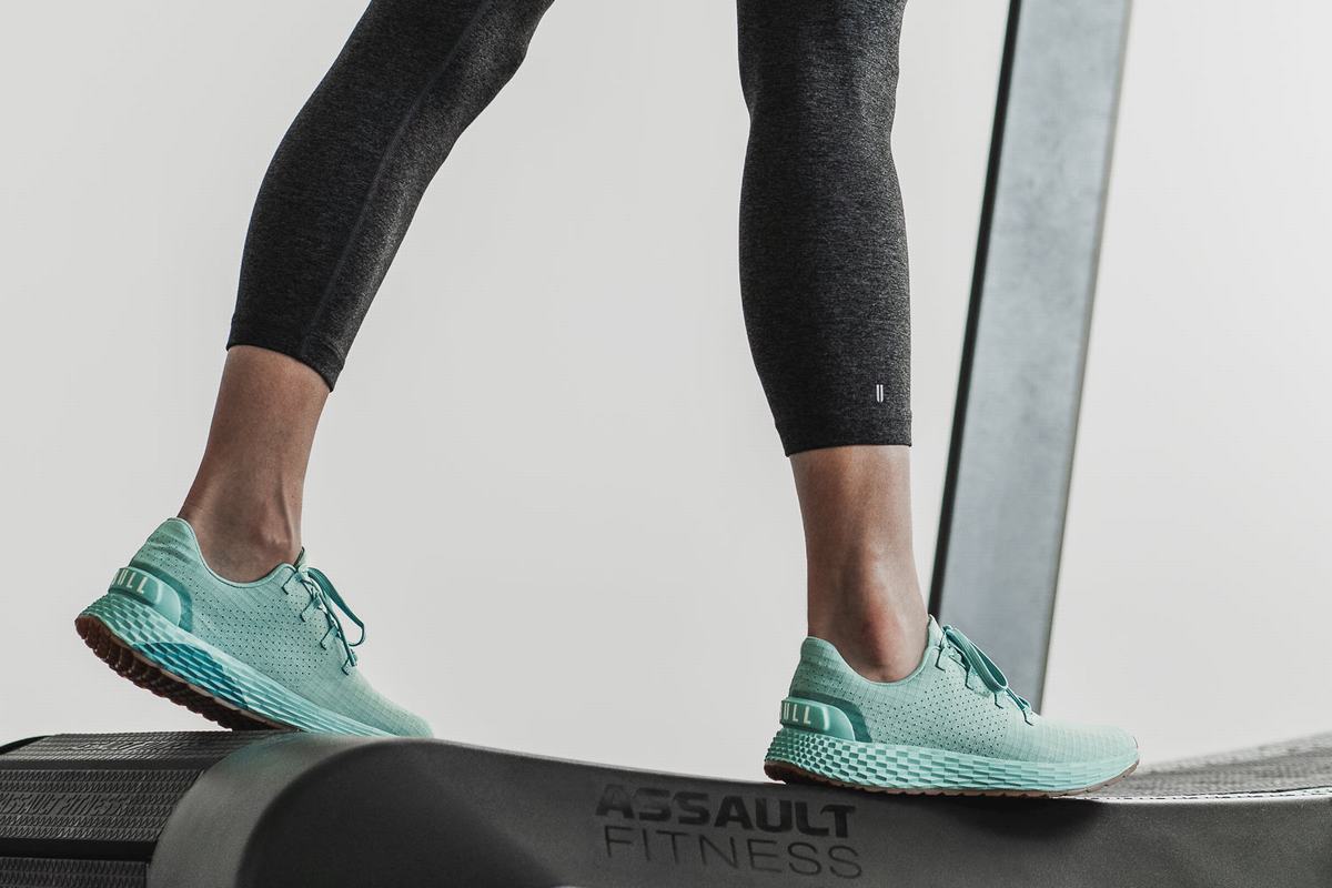Nobull Ripstop Runner Loopschoenen Dames Turquoise | 391470-TSE