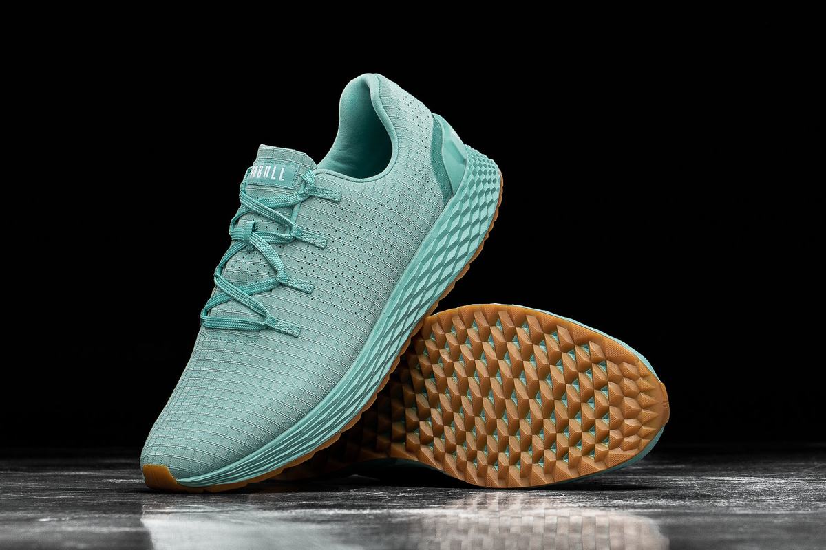 Nobull Ripstop Runner Loopschoenen Dames Turquoise | 391470-TSE