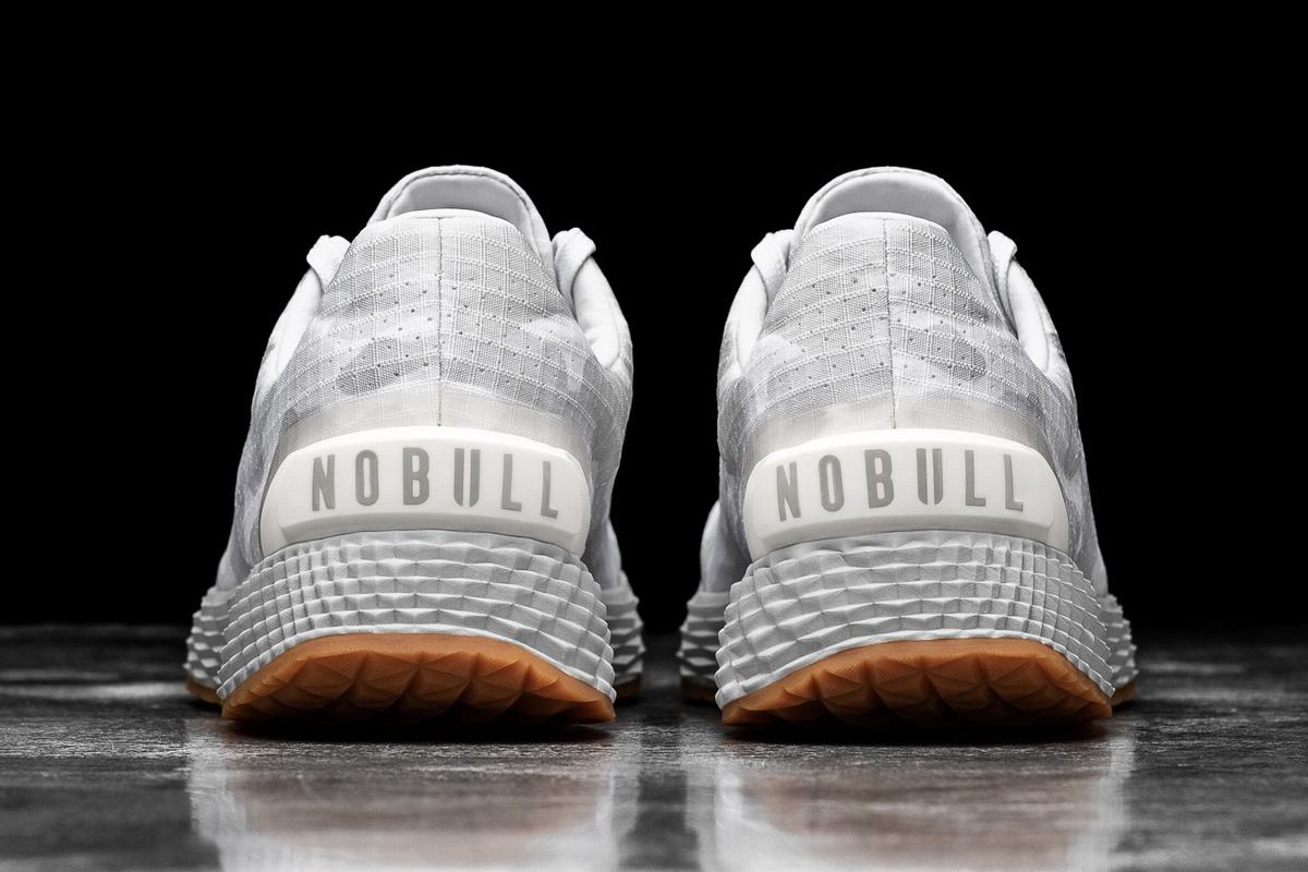 Nobull Ripstop Runner Loopschoenen Dames Wit Camo | 648130-XNB