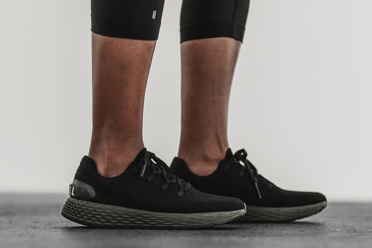 Nobull Ripstop Runner Loopschoenen Dames Zwart Donkergroen | 672398-ZMW