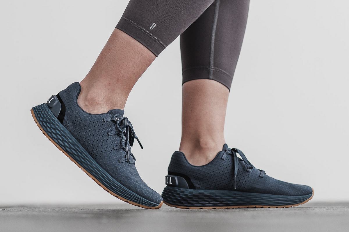 Nobull Ripstop Runner Loopschoenen Dames Donkerblauw | 769824-SCM