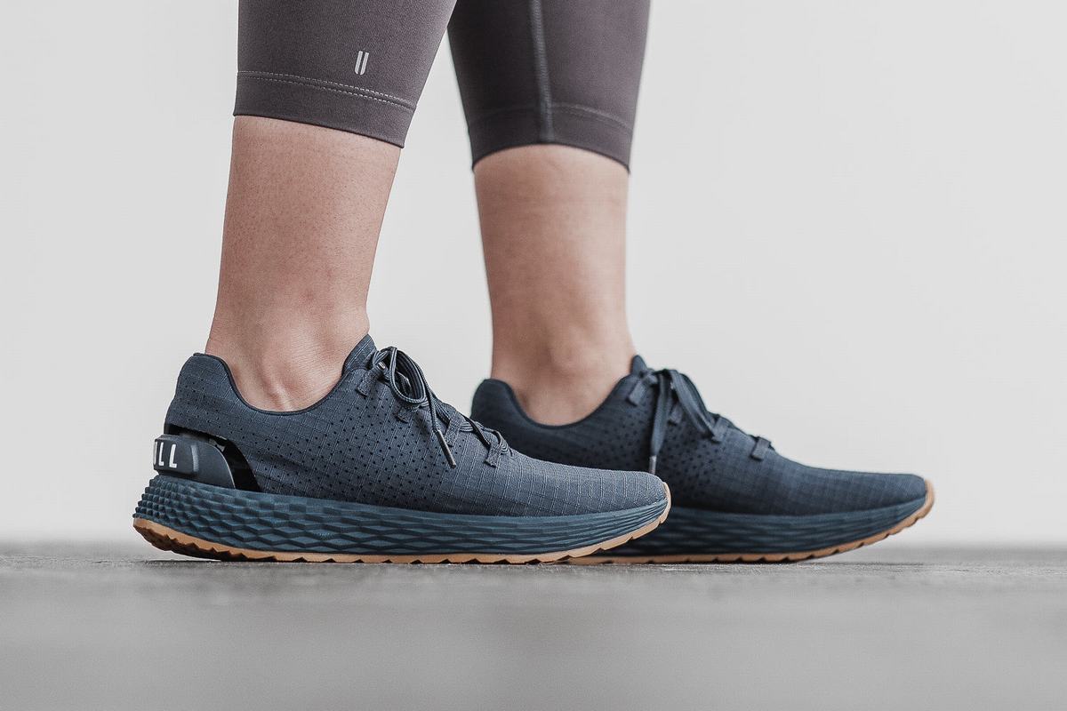 Nobull Ripstop Runner Loopschoenen Dames Donkerblauw | 769824-SCM