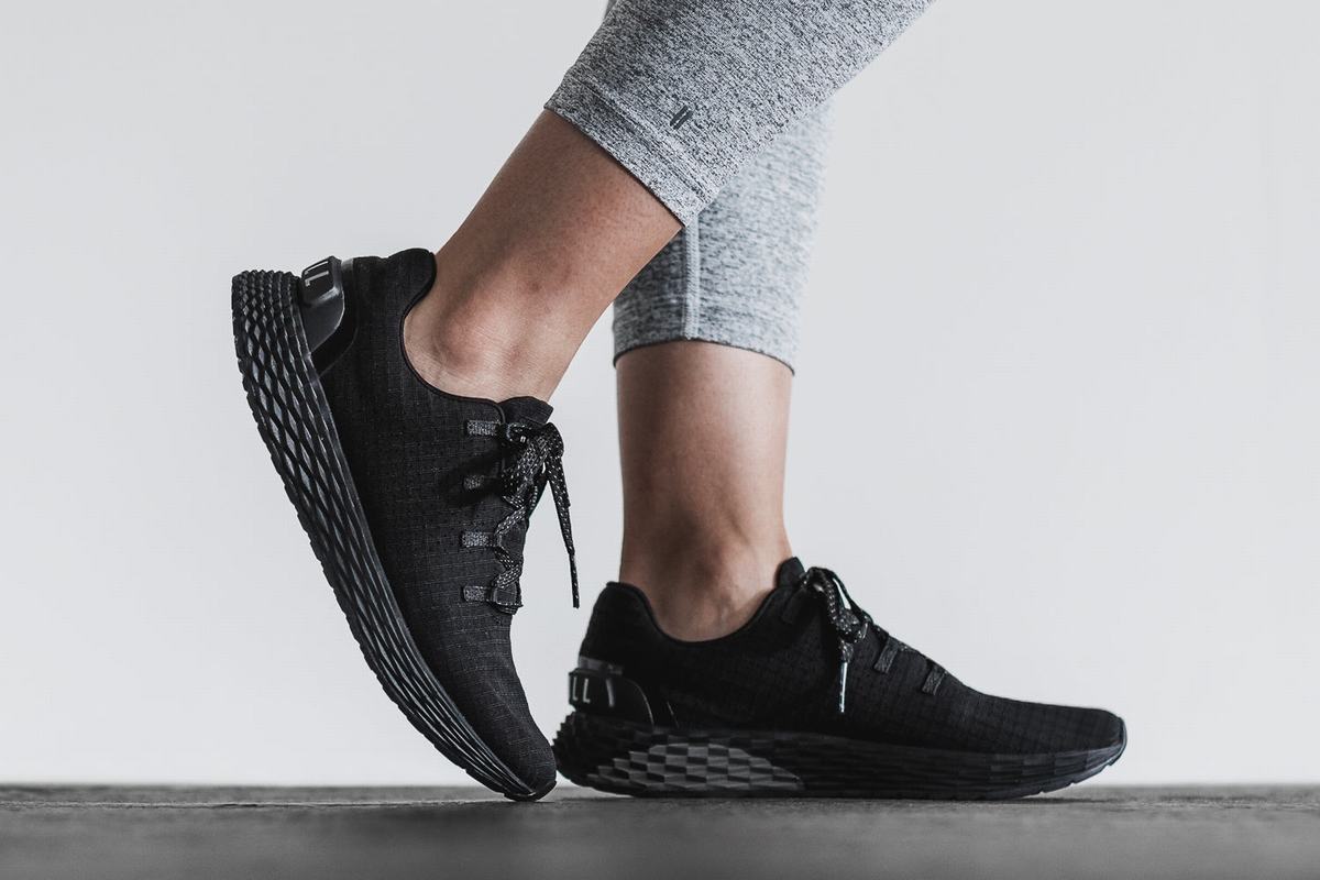 Nobull Ripstop Runner Loopschoenen Dames Zwart | 790423-NWL
