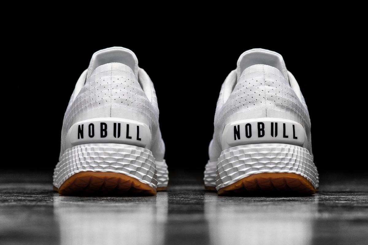 Nobull Ripstop Runner Loopschoenen Dames Wit | 907156-KBF