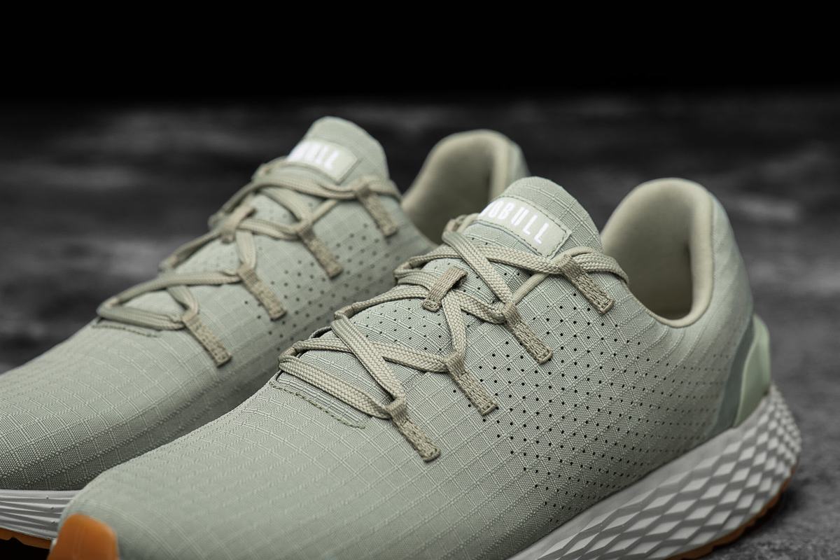 Nobull Ripstop Runner Loopschoenen Heren Groen | 091863-NAK