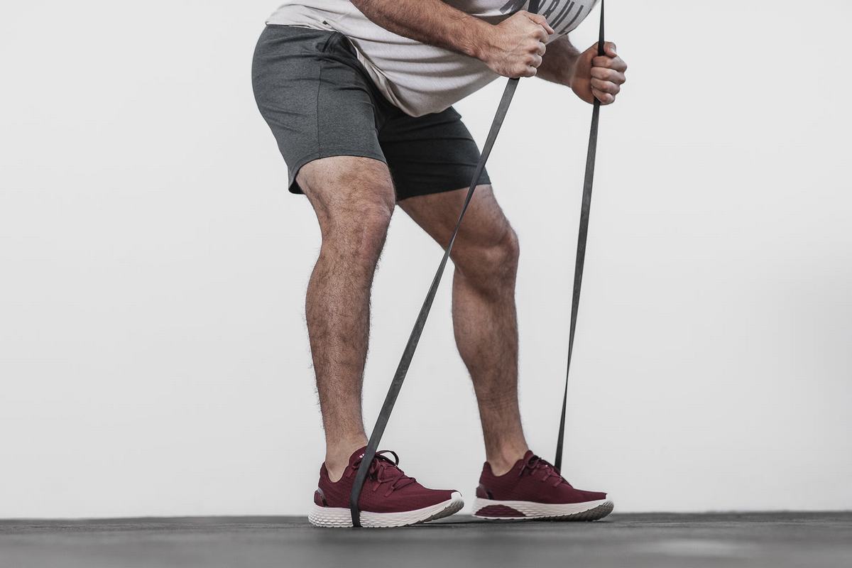 Nobull Ripstop Runner Loopschoenen Heren Donkerrood Wit | 162954-VKU