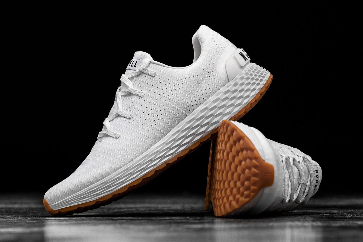 Nobull Ripstop Runner Loopschoenen Heren Wit | 179043-SAG