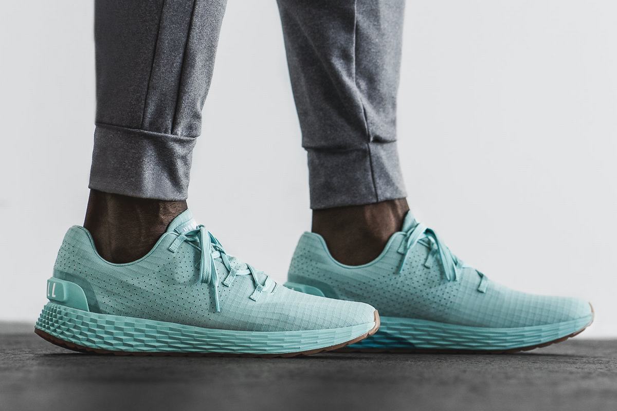 Nobull Ripstop Runner Loopschoenen Heren Turquoise | 193740-LXU