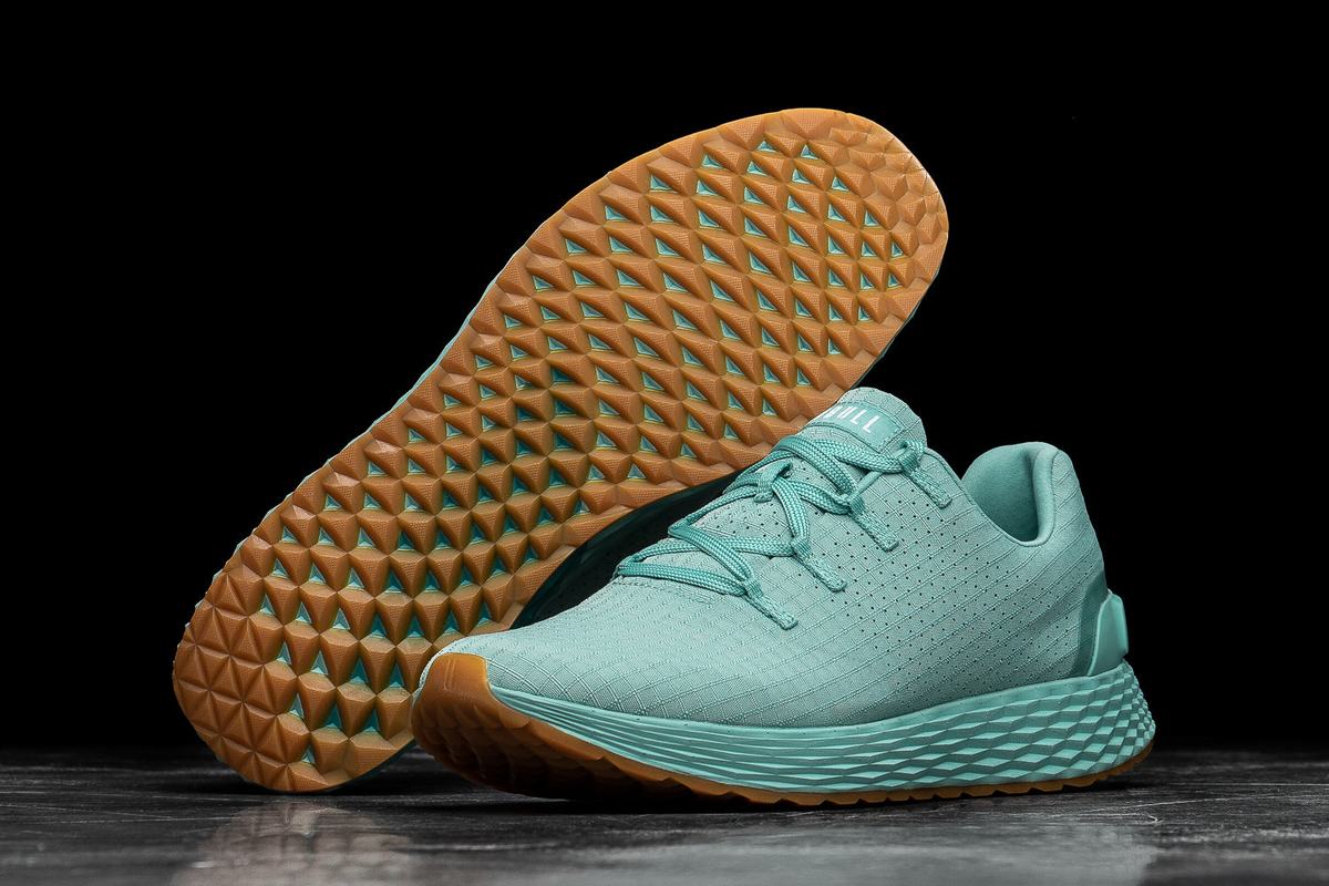 Nobull Ripstop Runner Loopschoenen Heren Turquoise | 193740-LXU