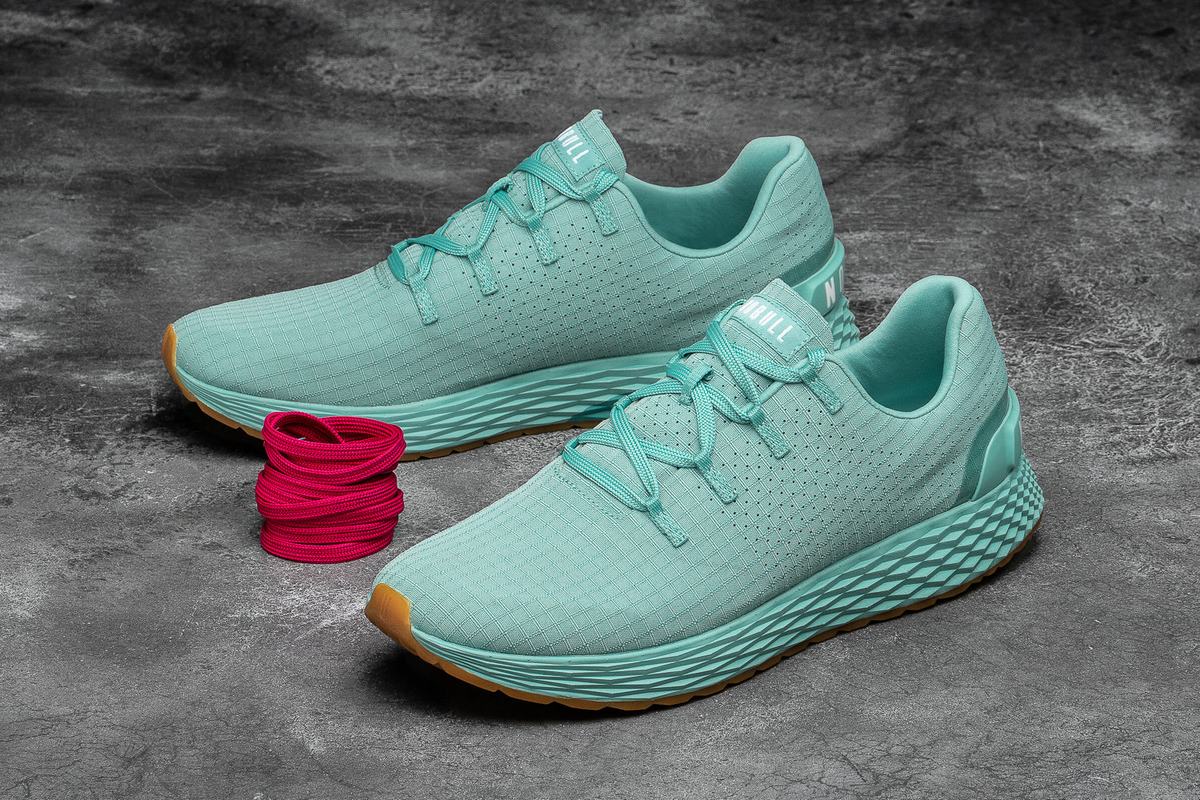 Nobull Ripstop Runner Loopschoenen Heren Turquoise | 193740-LXU