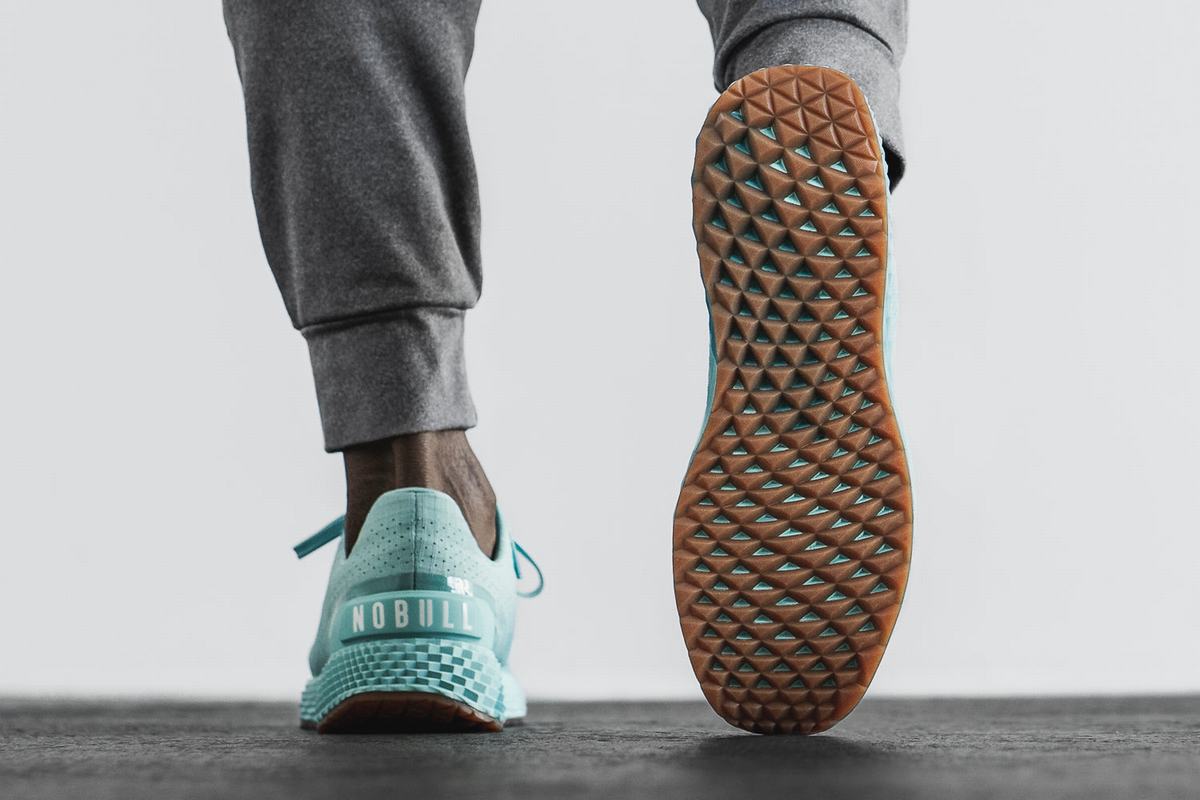 Nobull Ripstop Runner Loopschoenen Heren Turquoise | 193740-LXU