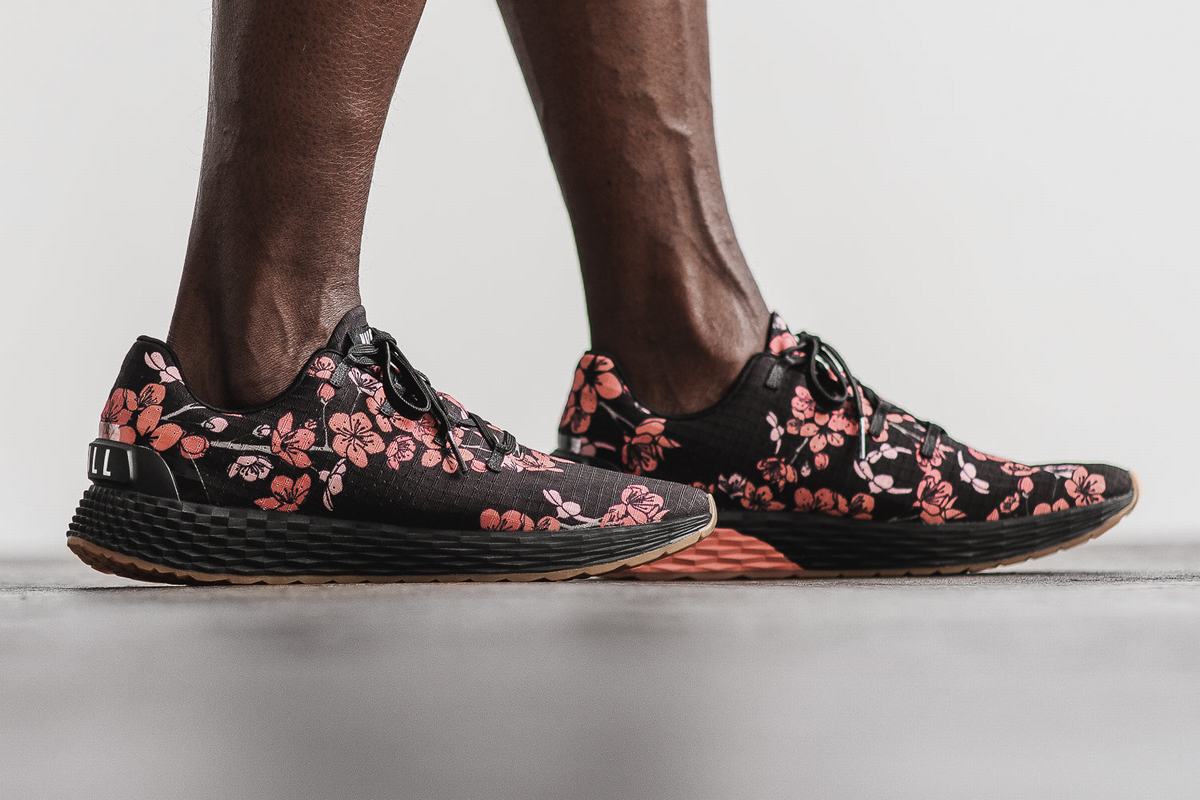 Nobull Ripstop Runner Loopschoenen Heren Zwart Roze | 239456-TDE
