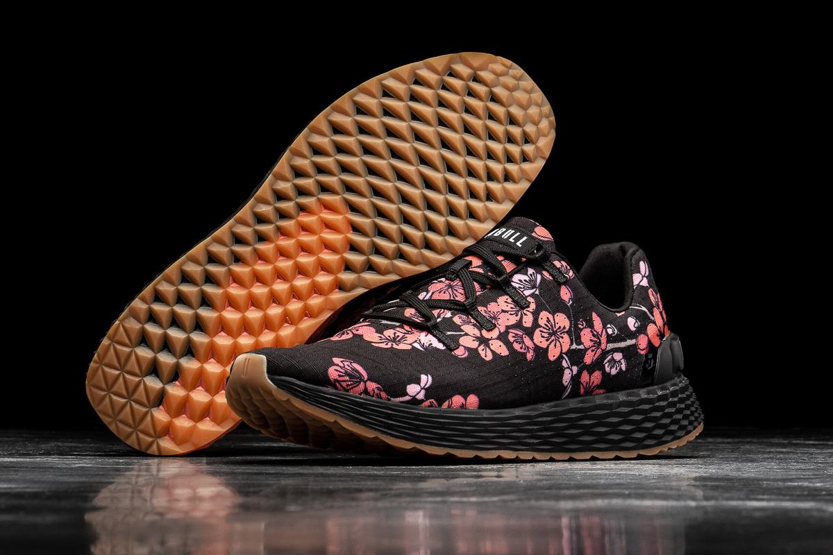 Nobull Ripstop Runner Loopschoenen Heren Zwart Roze | 239456-TDE