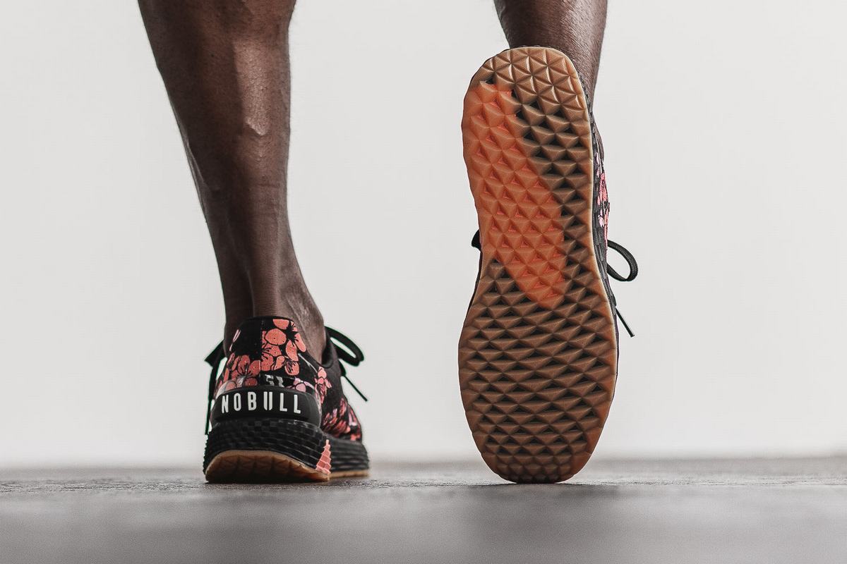 Nobull Ripstop Runner Loopschoenen Heren Zwart Roze | 239456-TDE