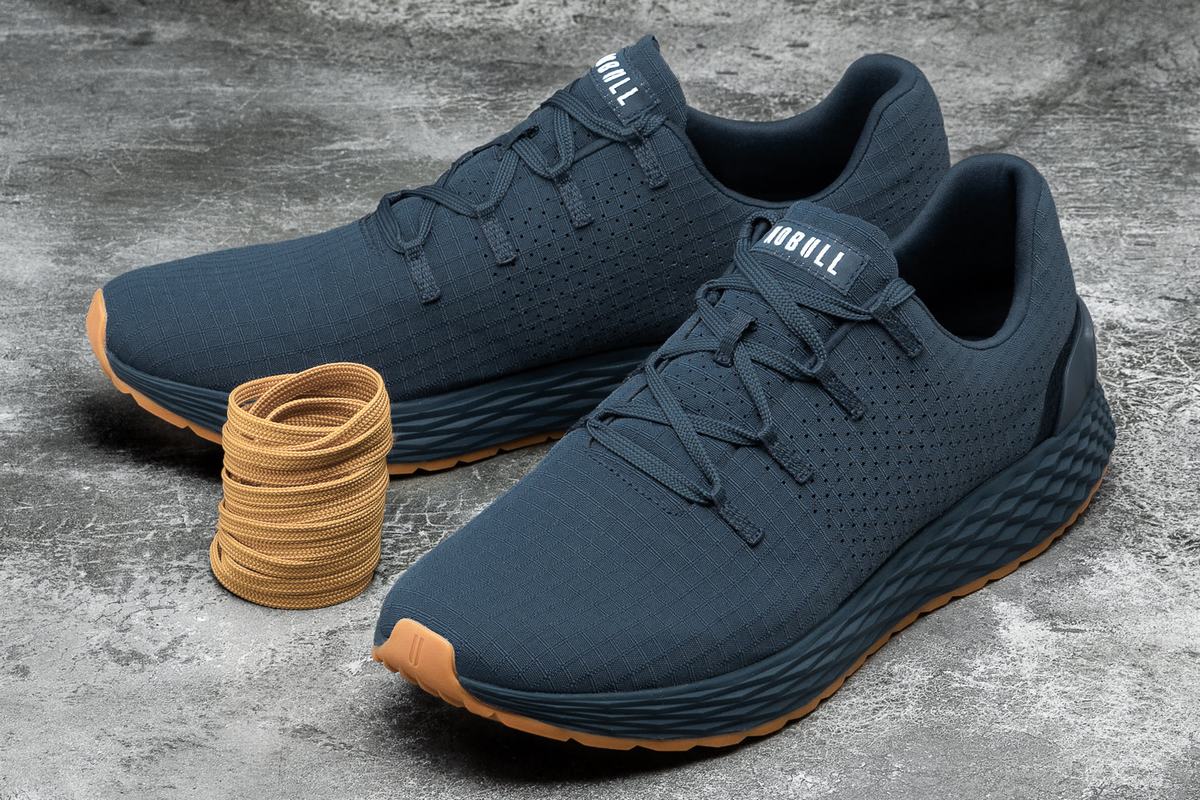 Nobull Ripstop Runner Loopschoenen Heren Donkerblauw | 546893-KBH