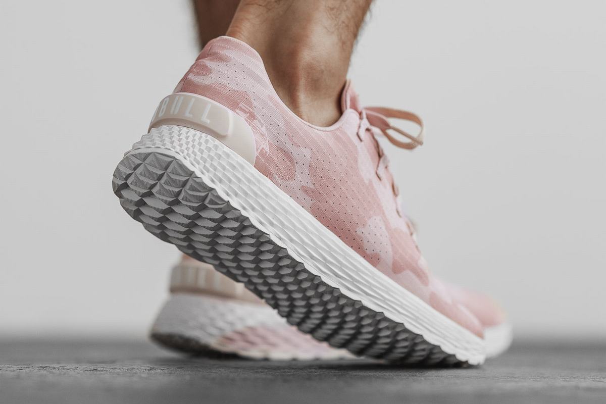 Nobull Ripstop Runner Loopschoenen Heren Roze Camo | 701643-ZVC