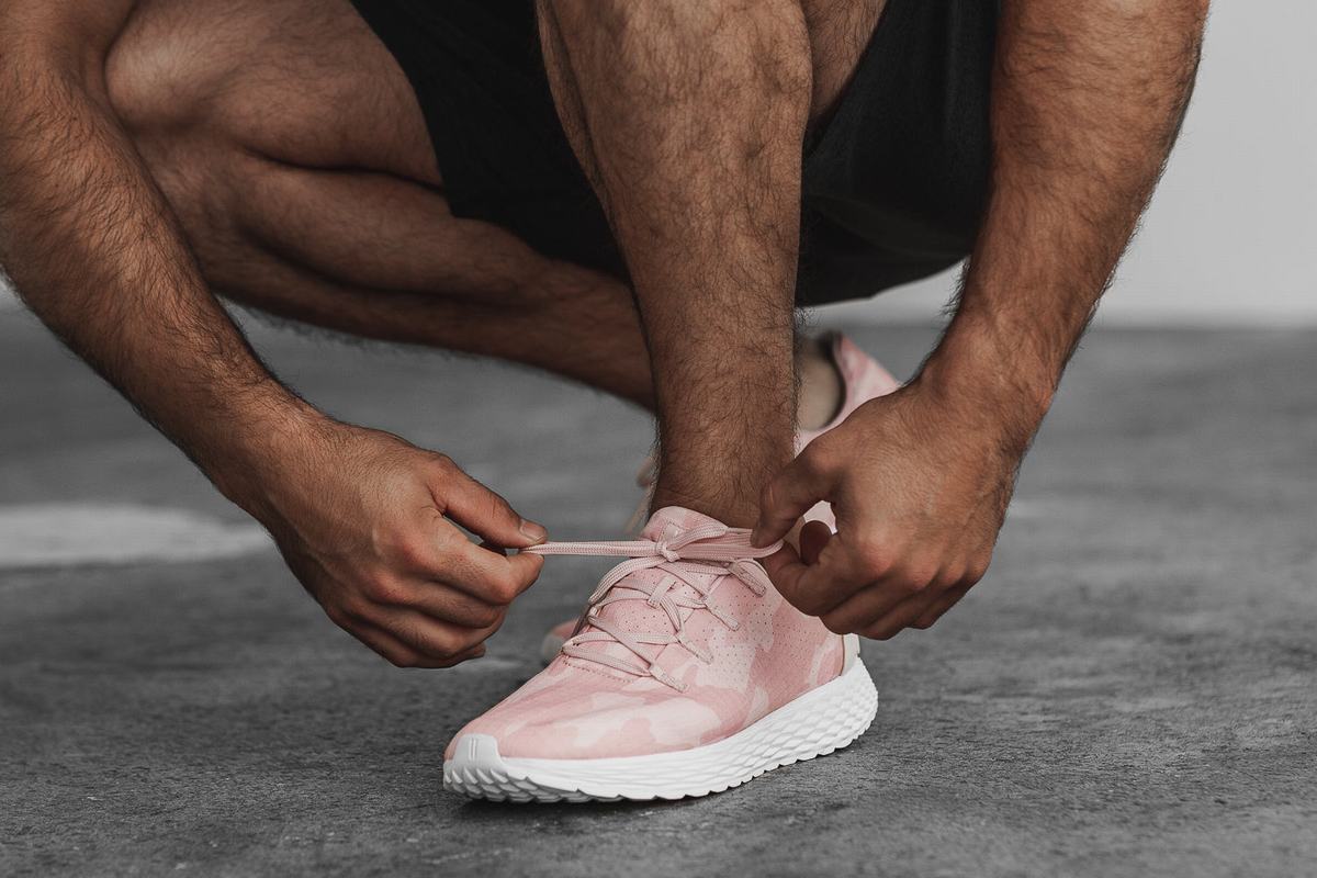 Nobull Ripstop Runner Loopschoenen Heren Roze Camo | 701643-ZVC