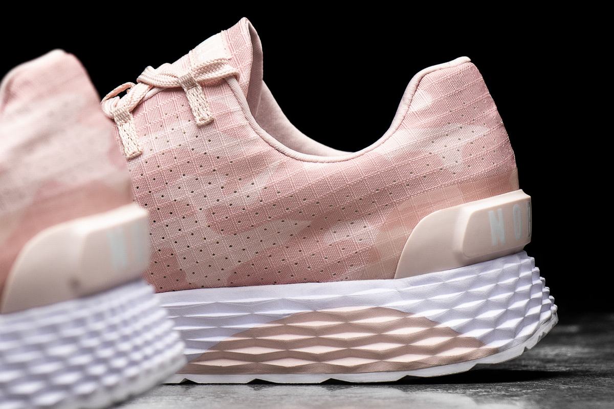 Nobull Ripstop Runner Loopschoenen Heren Roze Camo | 701643-ZVC
