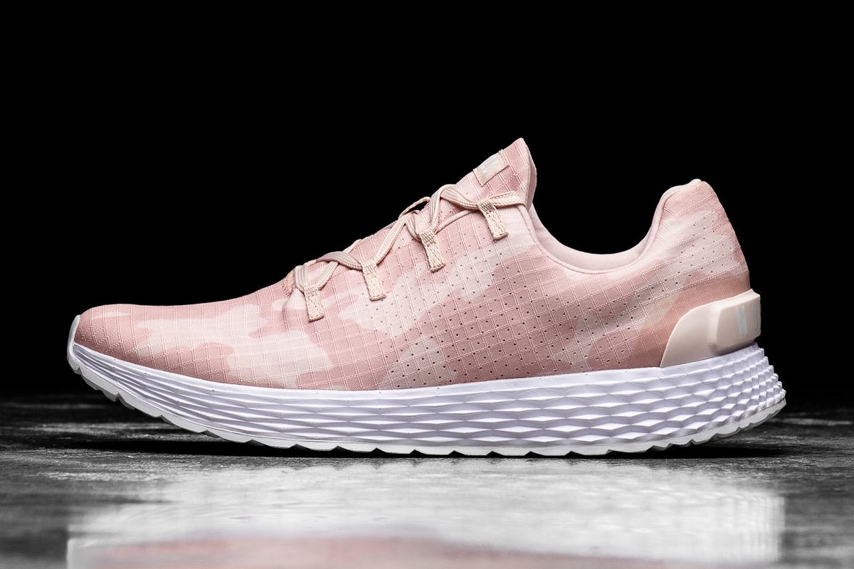 Nobull Ripstop Runner Loopschoenen Heren Roze Camo | 701643-ZVC