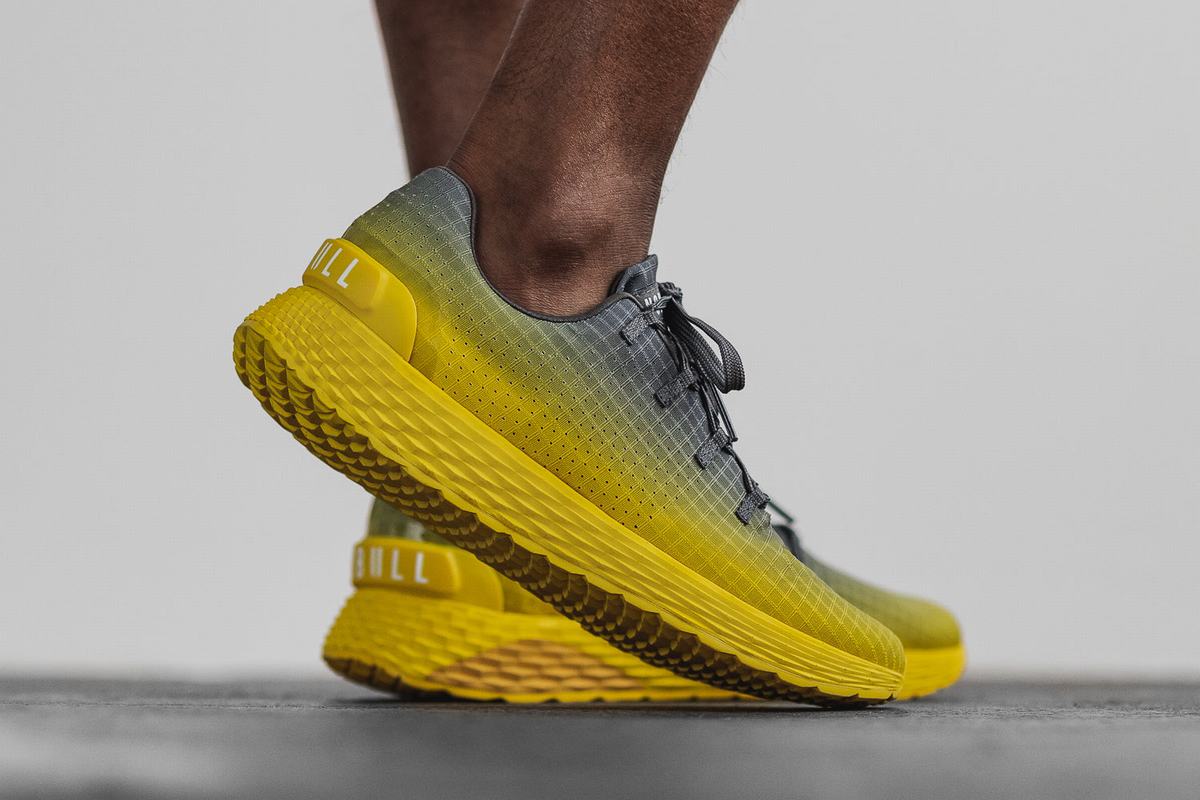 Nobull Ripstop Runner Loopschoenen Heren Donkergrijs Citroen | 956830-IXA