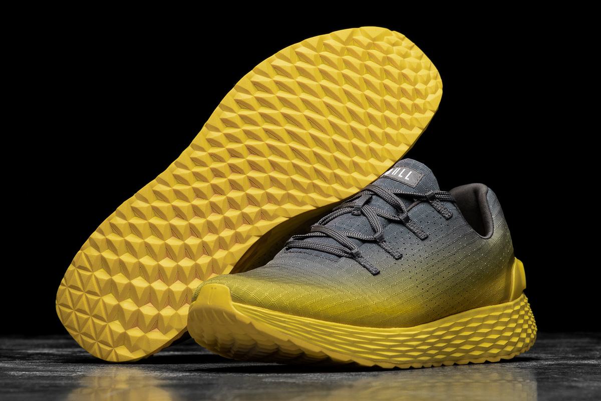 Nobull Ripstop Runner Loopschoenen Heren Donkergrijs Citroen | 956830-IXA