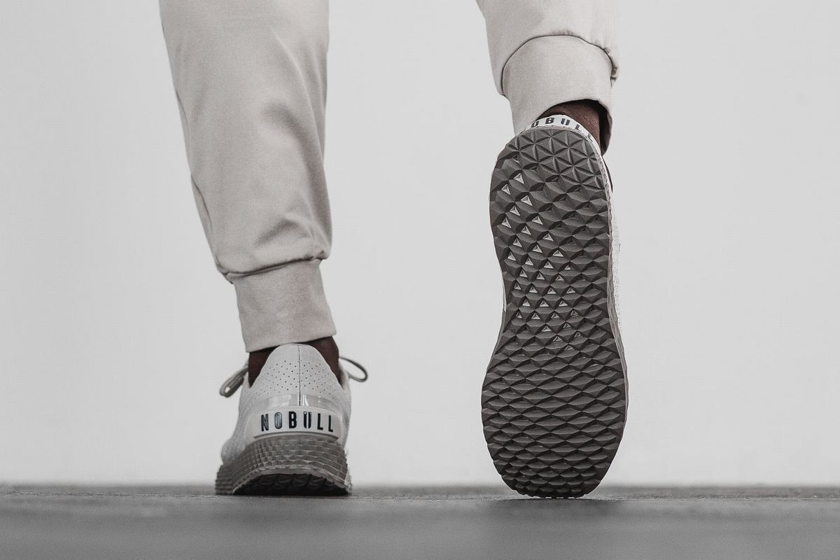 Nobull Ripstop Runner Loopschoenen Heren Wit | 971054-CXT