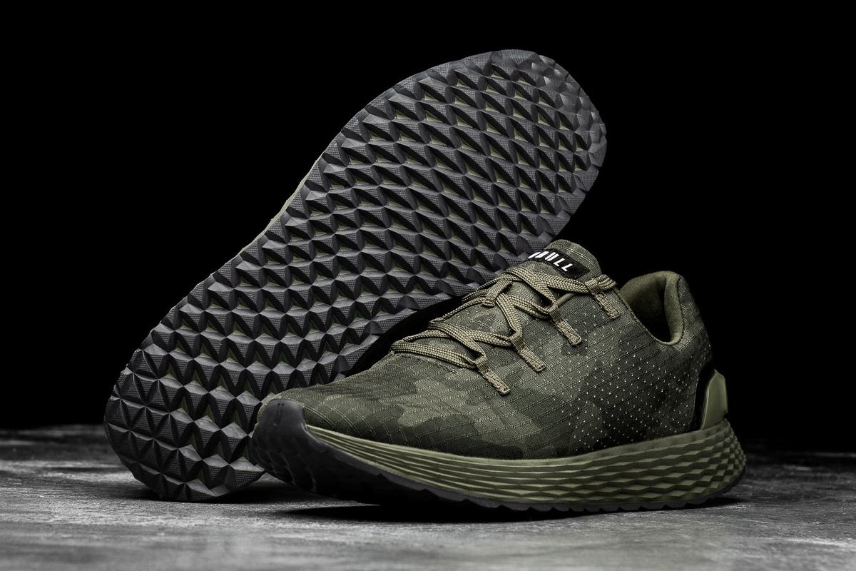 Nobull Ripstop Runner Loopschoenen Heren Donkercamo | 986401-QUZ