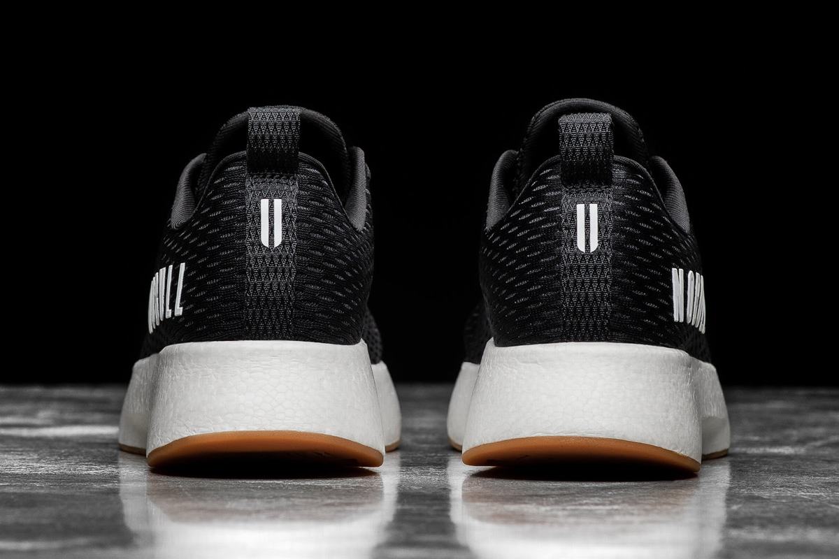 Nobull Runner Loopschoenen Heren Zwart Wit | 470852-SWE