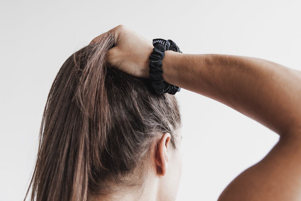 Nobull Scrunchie Haarwokkel Dames Zwart | 231049-UTA