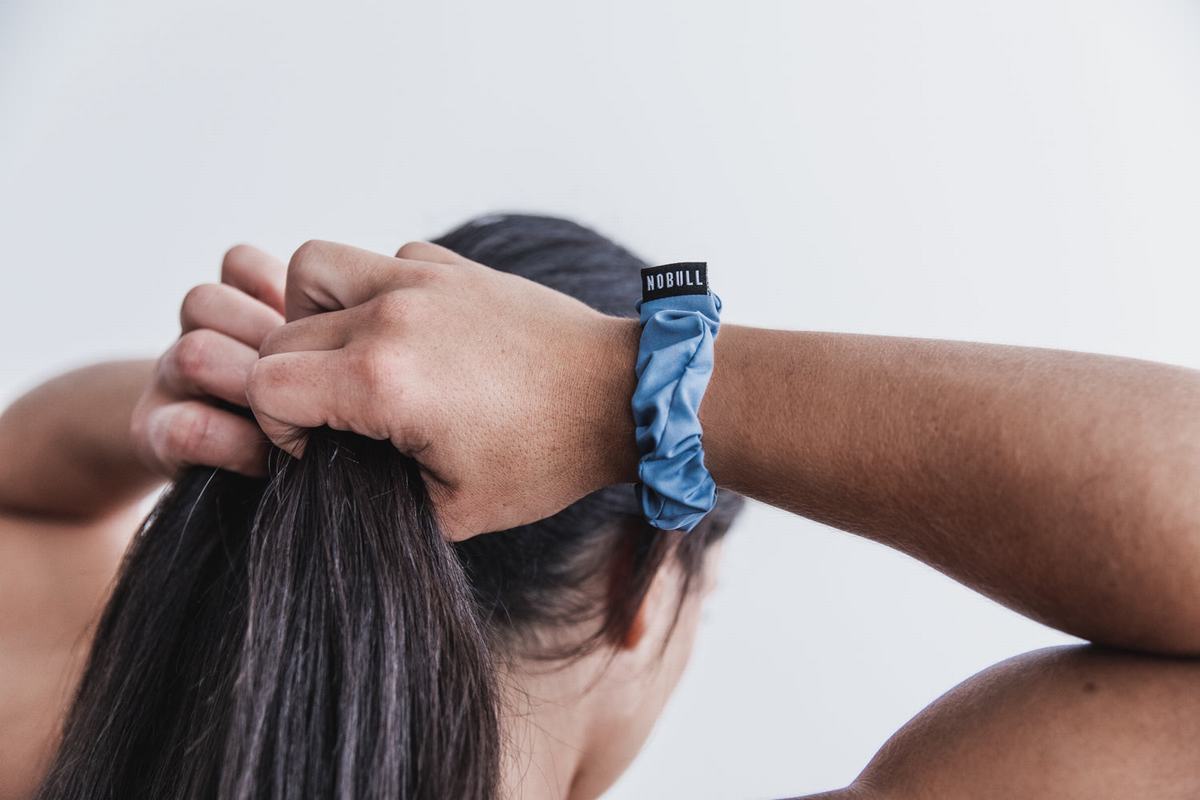Nobull Scrunchie Haarwokkel Heren Blauw | 902867-GBQ