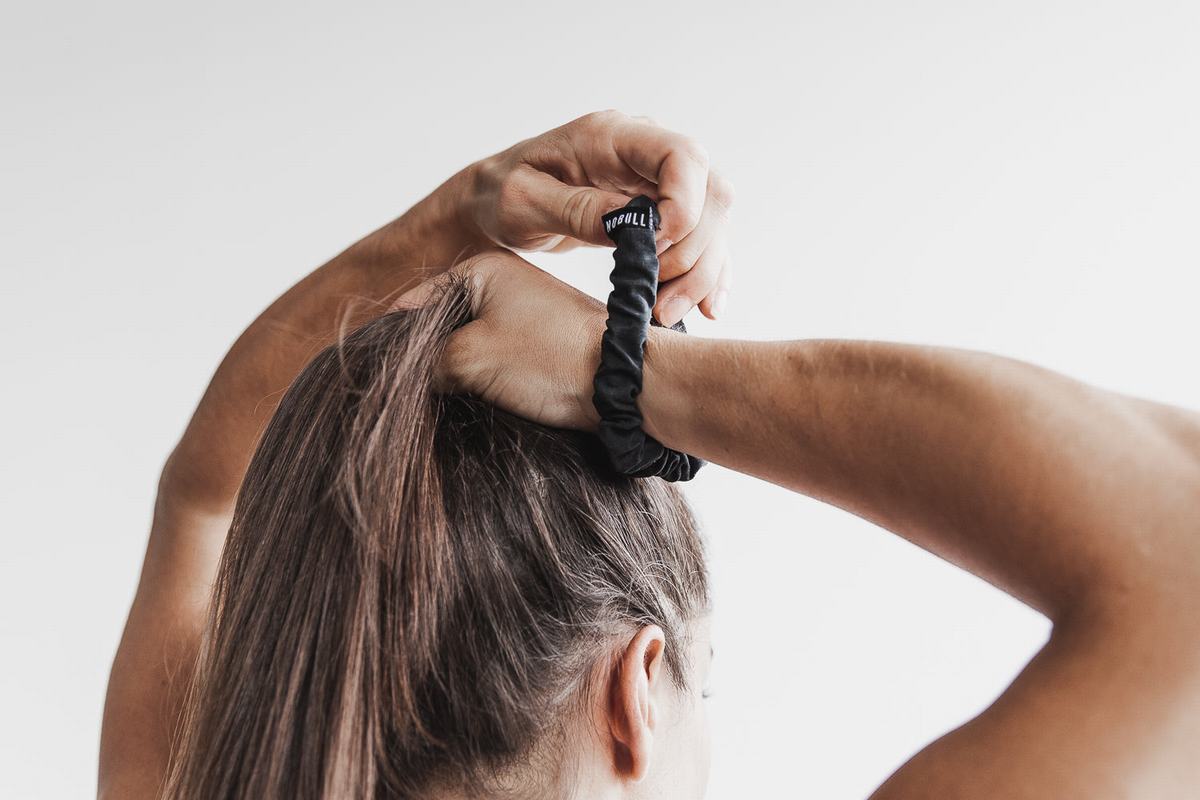 Nobull Scrunchie Haarwokkel Heren Zwart | 109364-CGS