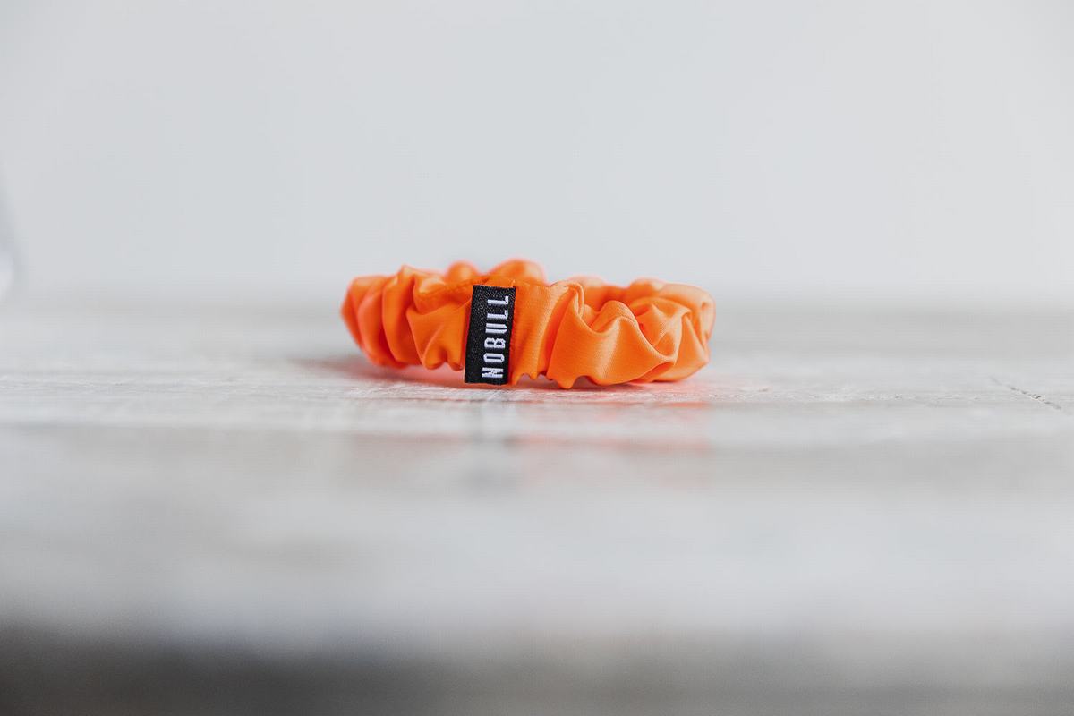 Nobull Scrunchie Neon Haarwokkel Dames Oranje | 657391-TAE
