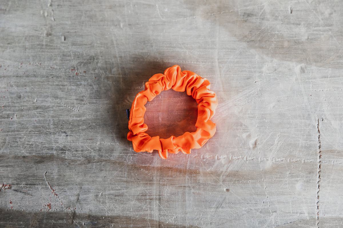 Nobull Scrunchie Neon Haarwokkel Dames Oranje | 657391-TAE