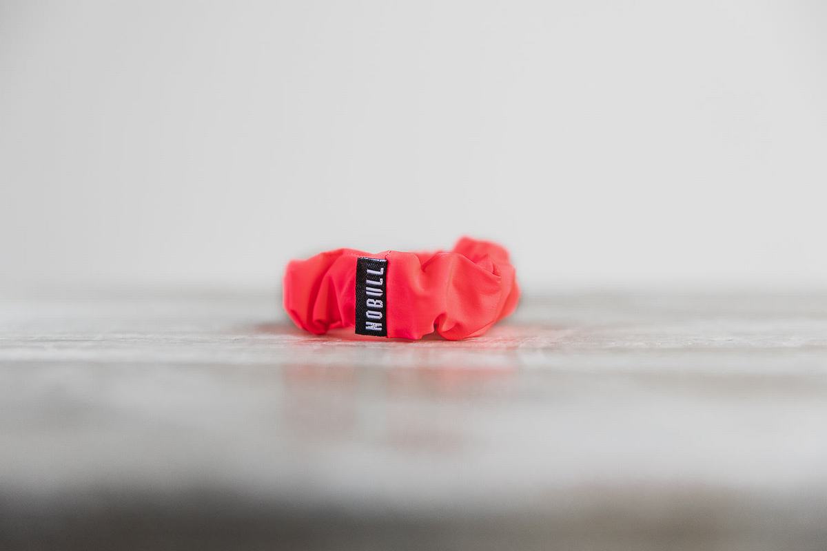 Nobull Scrunchie Neon Haarwokkel Dames Rood | 780915-XUJ