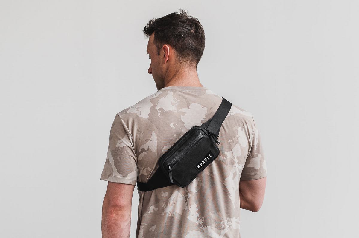 Nobull Small Crossbody Tassen Heren Zwart | 170968-BTL