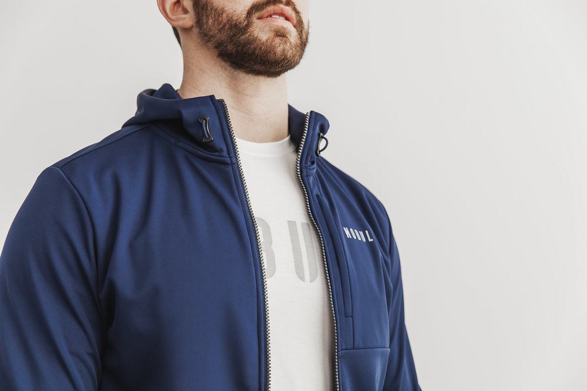 Nobull Softshell Jassen Heren Donkerblauw | 107546-LDA