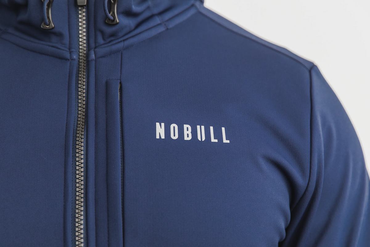 Nobull Softshell Jassen Heren Donkerblauw | 107546-LDA