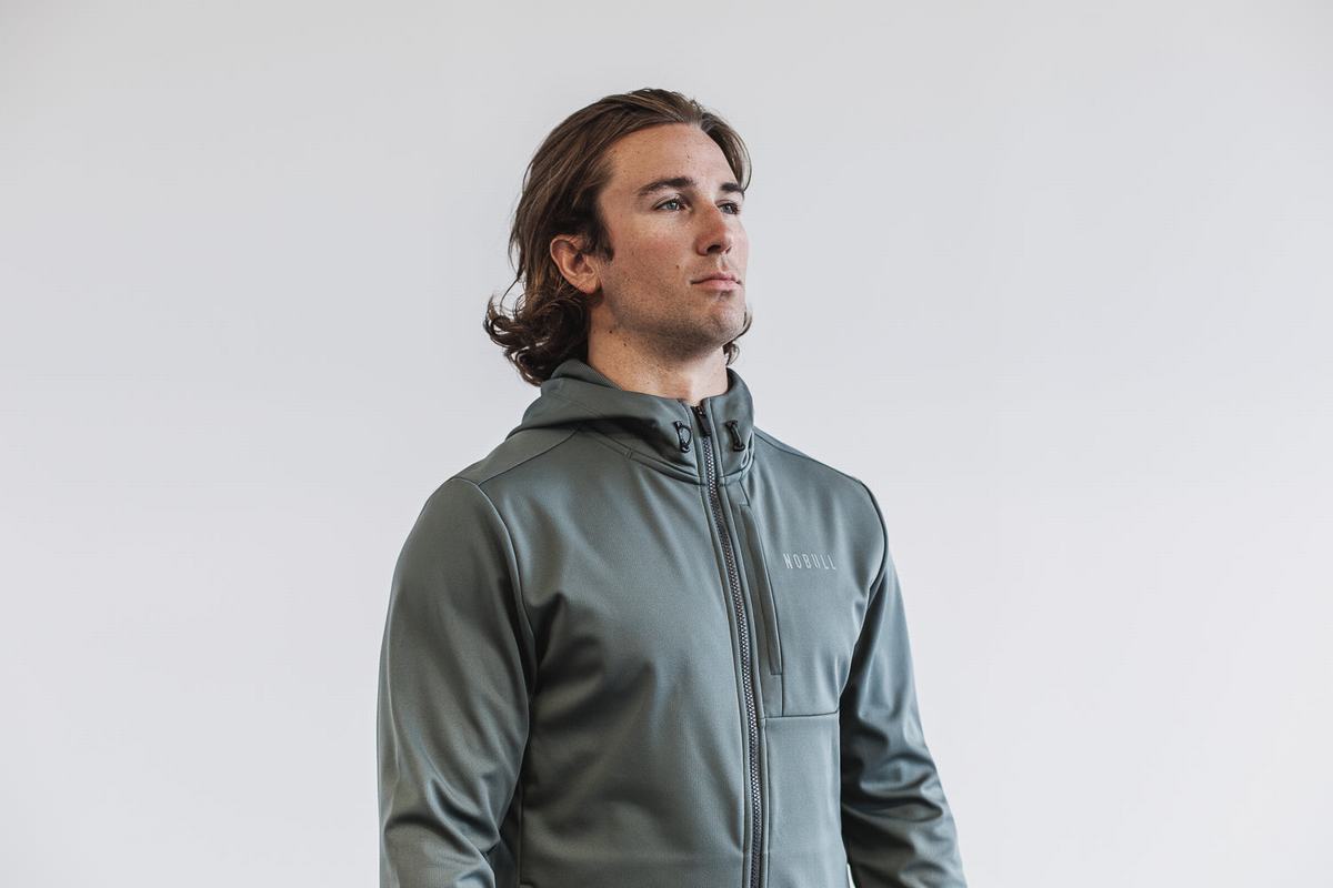Nobull Softshell Jassen Heren Olijfgroen | 275013-VIM